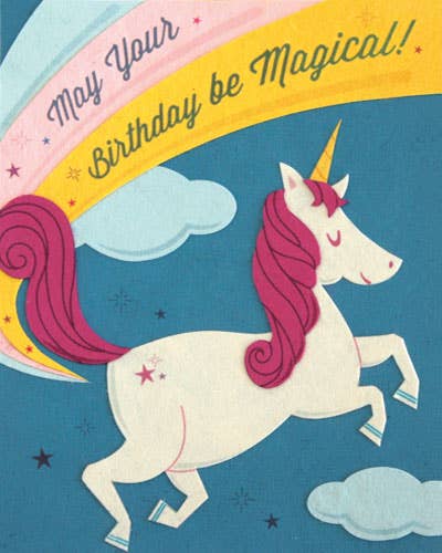 Unicorn Birthday Card