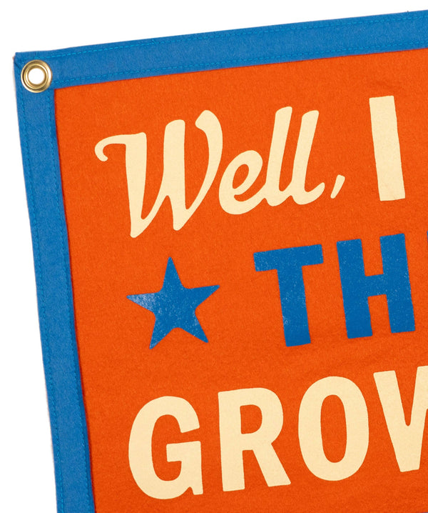 Oxford Pennant - Well, I Guess This Is Growing Up Camp Flag • Blink-182 x Oxford Pennant
