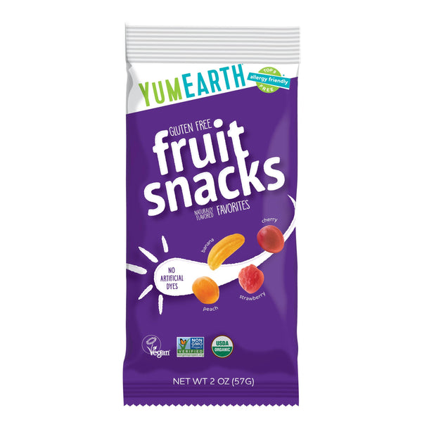 Grandpa Joe's Candy Shop - YumEarth Organic Fruit Snacks 2oz, 12ct