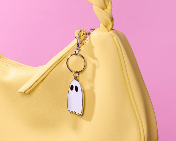 And Here We Are - Enamel Keychain & Bag Charm—Ghost