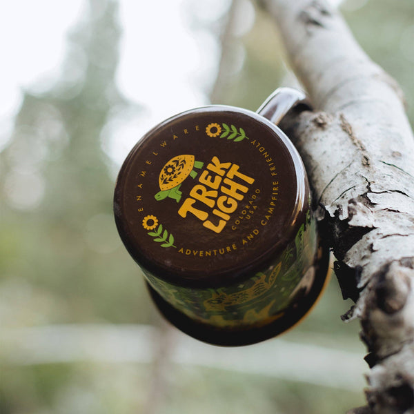 Trek Light - Enamel Mug | Woodland Friends