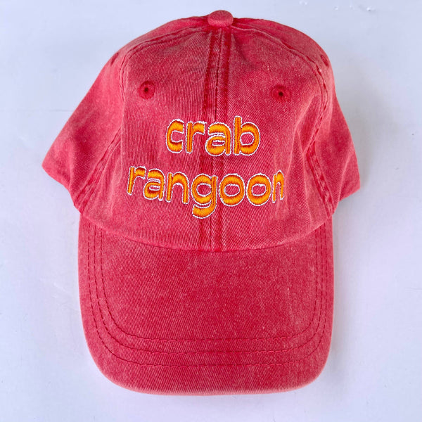 The Silver Spider - Crab Rangoon foodie chef restaurant Baseball Cap Dad Hat