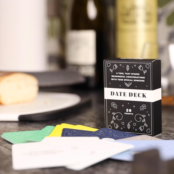 Best Self Co. - Date Deck - Date Night Card Game with 50 Prompts for Couples