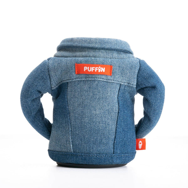 Puffin Drinkwear - The Denim - Insulated 12 oz Can Cooler - Blue Denim