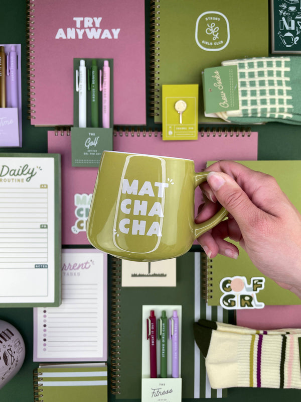 Ruff House Print Shop - Matcha Cha Tea Ceramic Coffee Mug