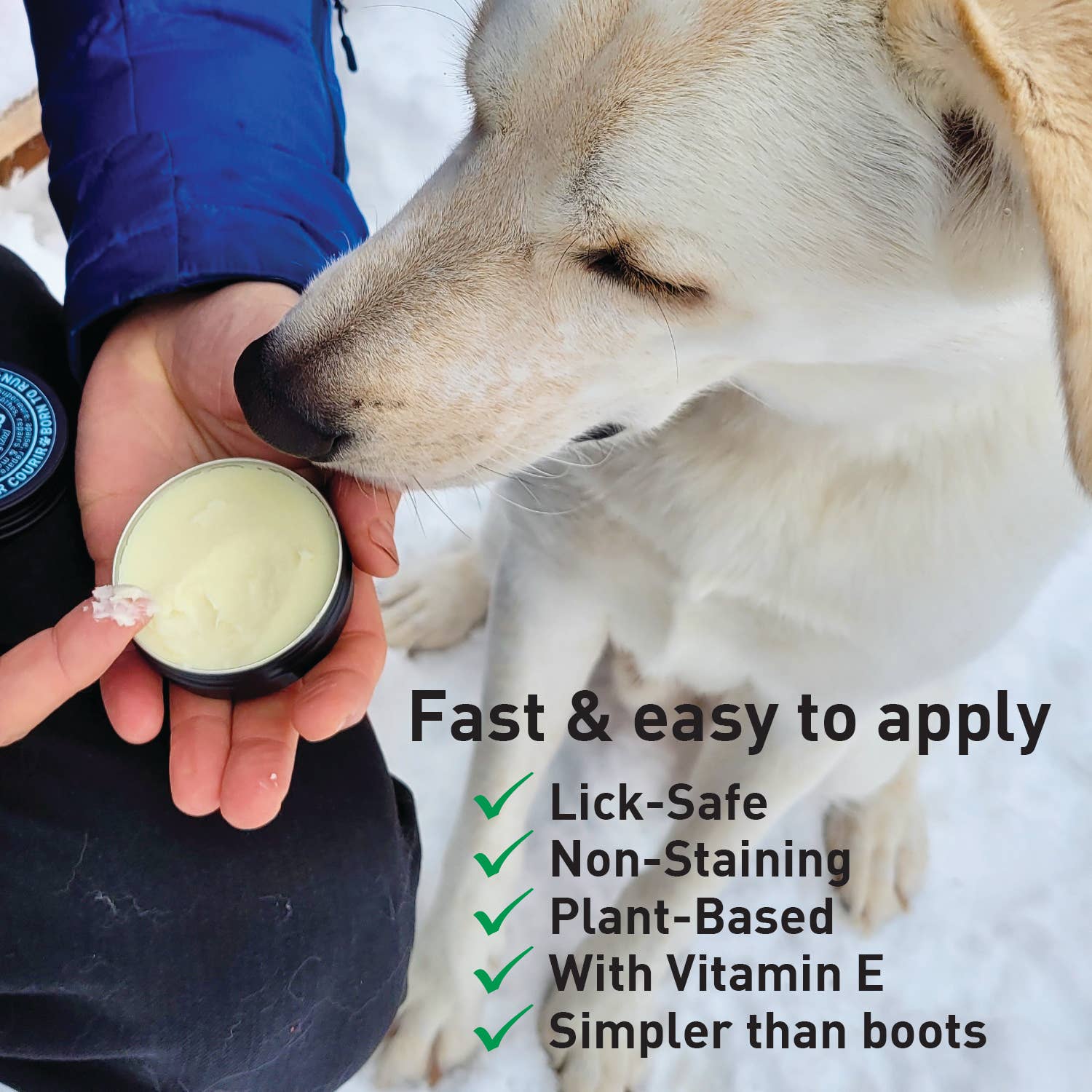 PAW PROTECTION Maximum Comfort & Security for winter - Organic 60g – BORN  TO RUN