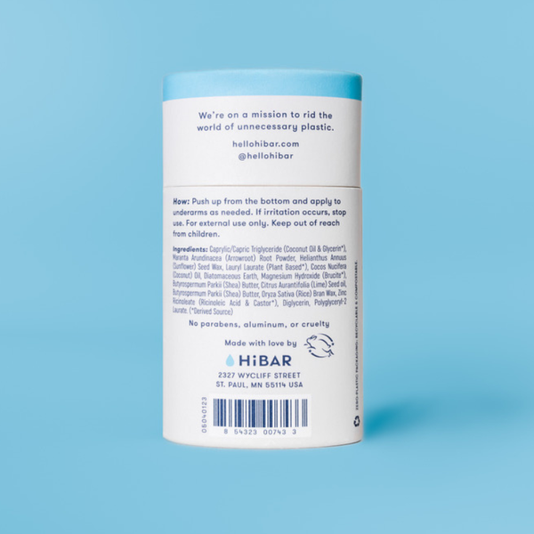HiBAR - HiBAR Deodorant Sensitive  Fragrance-Free (Baking soda free)