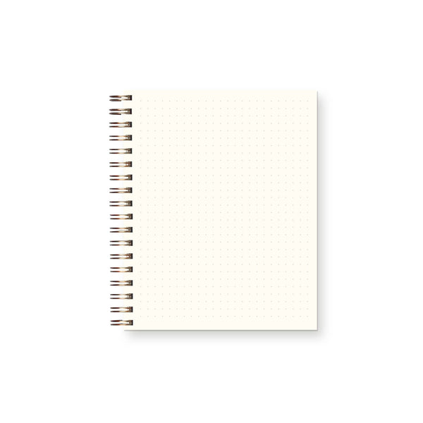 Ruff House Print Shop - Junk Journal Beads Journal : Dot Grid Notebook