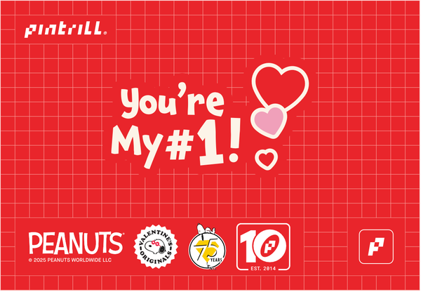 PINTRILL - Snoopy V Day Love Sick Pin Card