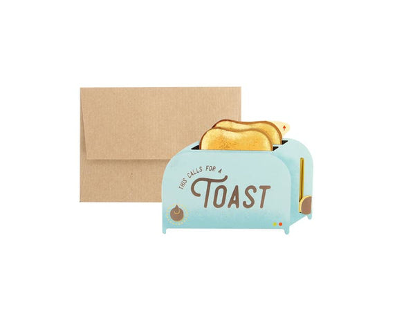 UWP Luxe - Toaster / Cheers Pop-up Greeting Card