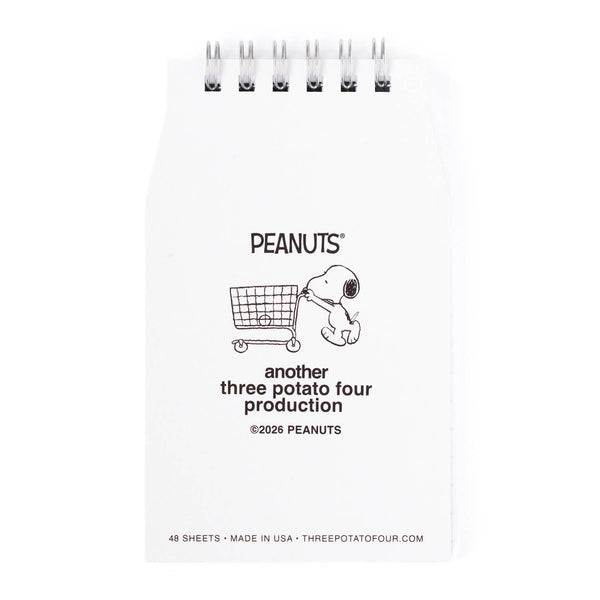 Three Potato Four - 3P4 x Peanuts® Grocery - Snoopy Orange Juice Mini Notebook