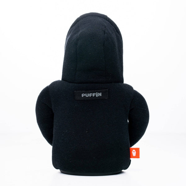 Puffin Drinkwear - The Hoodie - Insulated Can Cooler - Black & Pewter