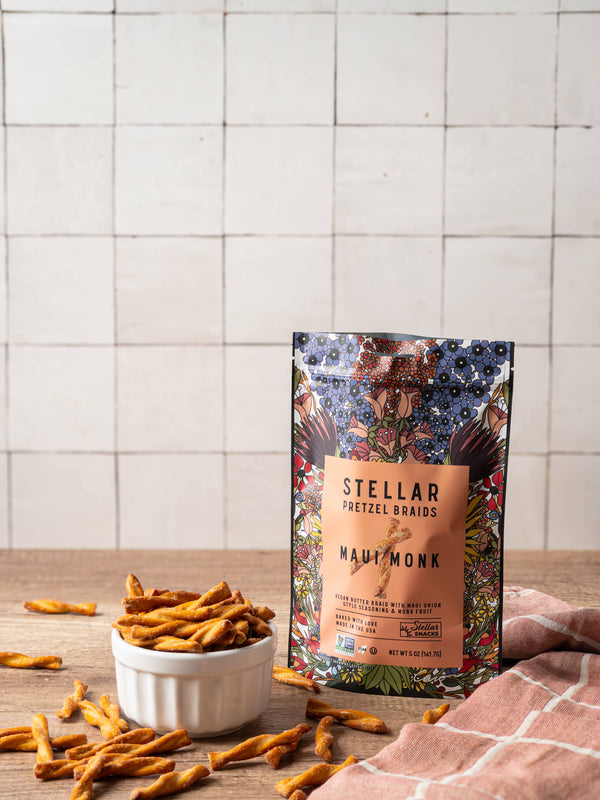 Stellar Snacks - Stellar Pretzel Braids - Maui Monk - 5oz