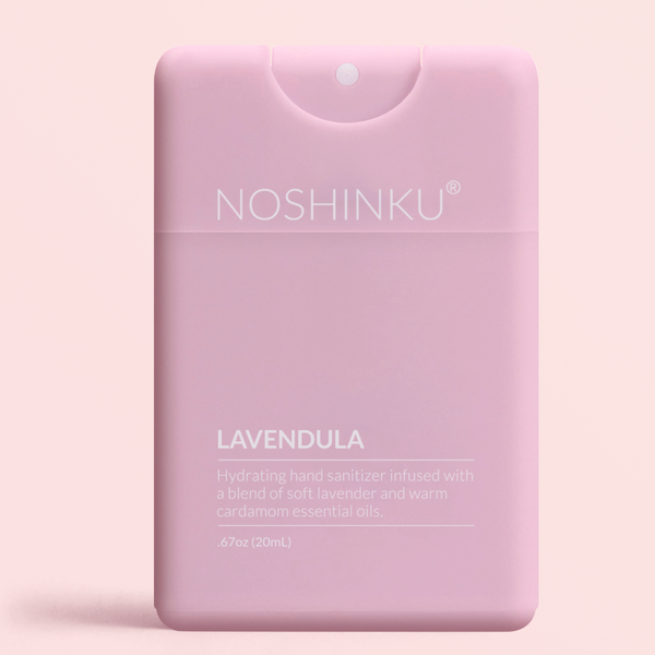 Noshinku - Refillable Lavender Ultra-Moisturizing Pocket Hand Sanitizer