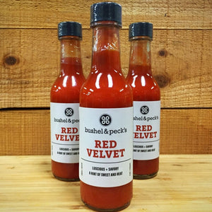 Bushel & Peck's Red Velvet Hot Sauce Locally Made Bushel & Peck's 5 oz 