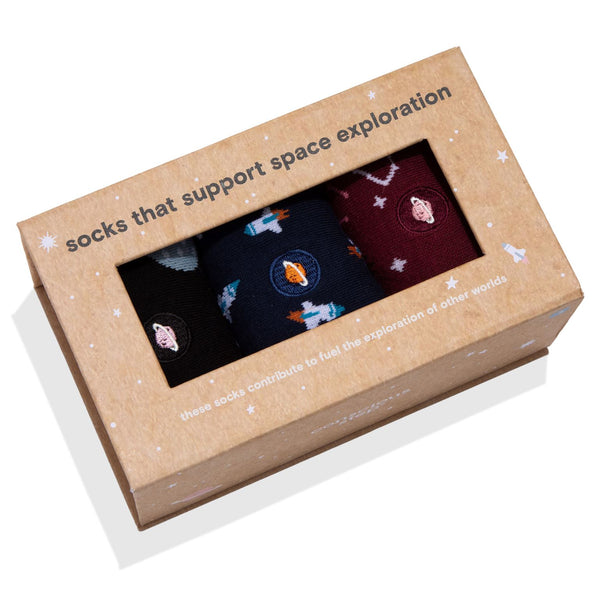 Conscious Step - Boxed Set socks that support space exploration Socks Conscious Step 