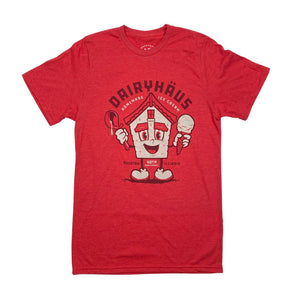Dairyhäus "Hausmonster" Tee T-shirt Allmade XS Rebel Red 