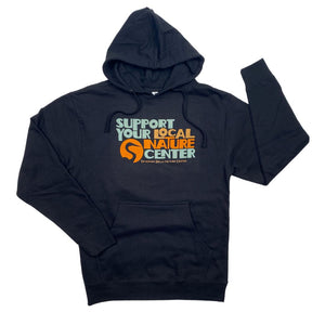 First Access: Support Your Local Nature Center Hoodie T-shirt Allmade S Black 