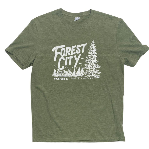 Forest City Pine T-Shirt T-shirt GOEX XS Olive 