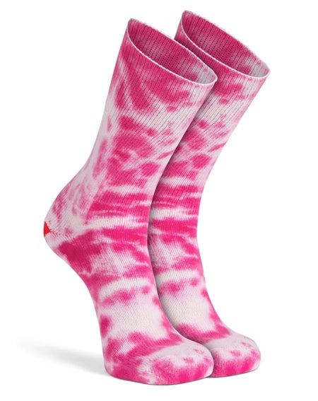 Fox River Tie Dye Rockford Red Heel LW Crew - 2-Pack (Crafting Sock) socks Fox River Neon Pink / M 