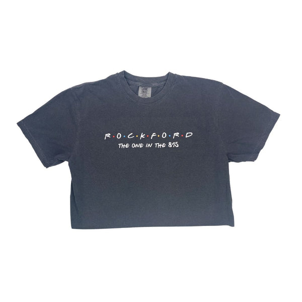 Friends in the 815 Cropped Tee T-shirt Comfort Colors S Pepper 