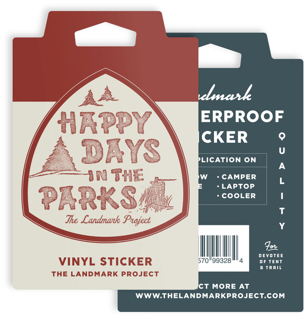 Happy Days Sticker Sticker The Landmark Project 