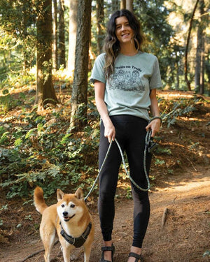 Keep Nature Wild: Happy Tails Dusty Blue Tee T-shirt Keep Nature Wild 