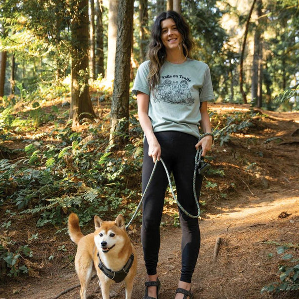 Keep Nature Wild: Happy Tails Dusty Blue Tee T-shirt Keep Nature Wild 