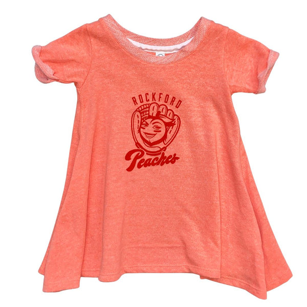 Kids' Peaches Dress Kid + Baby Rabbit Skins 2T Papaya Melange 