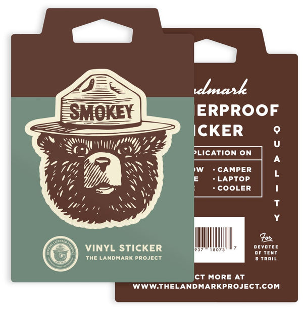 Landmark Project: Smokey Logo Sticker Sticker The Landmark Project 