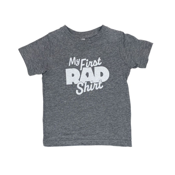 My First RAD Shirt: Grey (WASH FIRST) Kid + Baby Allmade 2T Limited Edition: Aluminum Grey 