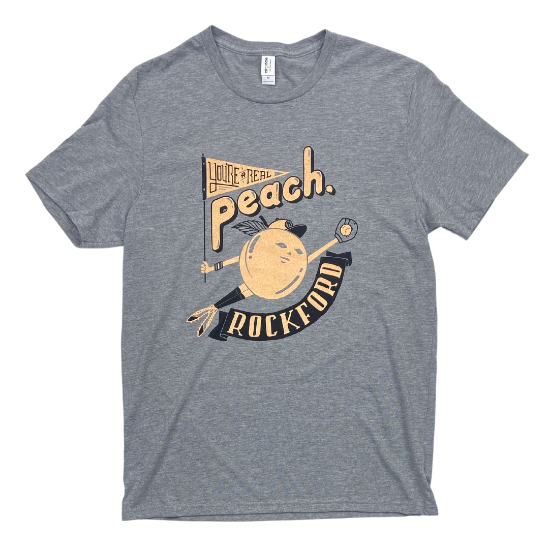 Rockford Peaches Logo Crewneck Sweatshirt – Rockford Art Deli