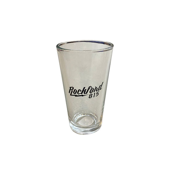 Pint Glass Drinkware Rockford Art Deli Rockford Bolt 