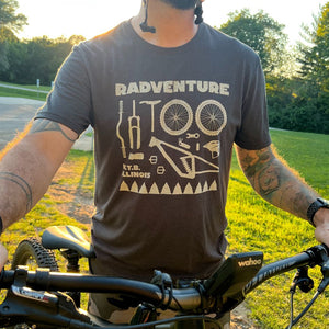 Radventure M.T.B. Illinois T-shirt Allmade 
