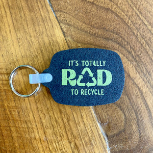 Recycled Keychain Rockford Art Deli 