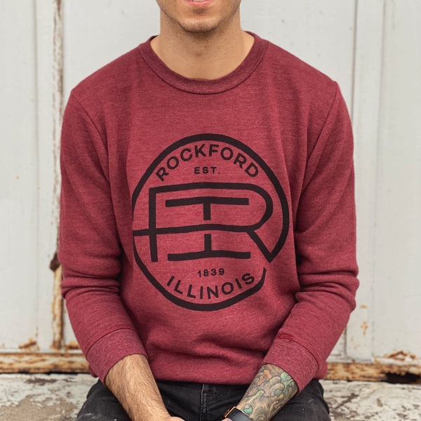 RFD IL Badge Crewneck Sweatshirt Crewneck Sweatshirt US Blanks 