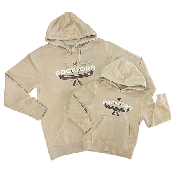 Rockford Canoe Kids Hoodie Hoodie Independent Trading 