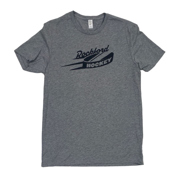 Rockford Hockey Tee T-shirt Allmade XS Aluminum Grey 
