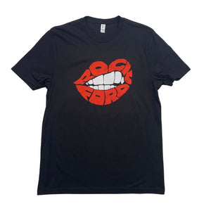 Rockford Lips T-Shirt T-shirt Allmade XS Deep Black 