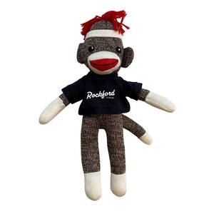 Sock Monkey with Rockford Tee accessory Plushland 