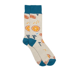 Socks that Plant Trees (Beige Oranges) Socks Conscious Step 
