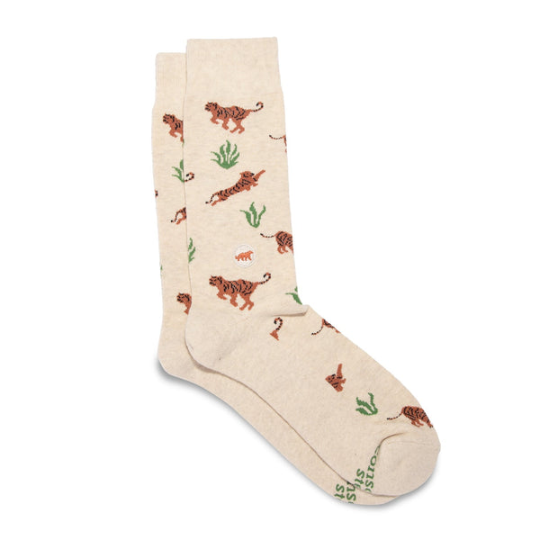 Socks that Protect Tigers Socks Conscious Step Small 