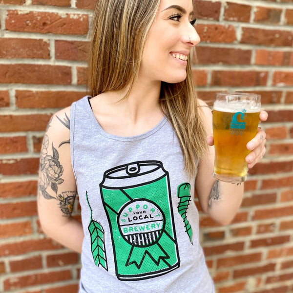 Support Your Local Brewery Tank Tank Bella + Canvas 