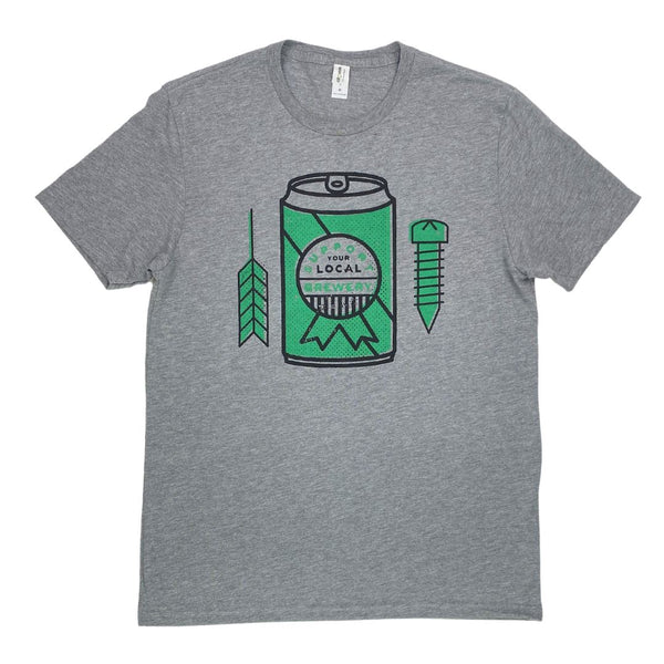 Support Your Local Brewery Tee T-shirt Allmade XS Aluminum Grey 