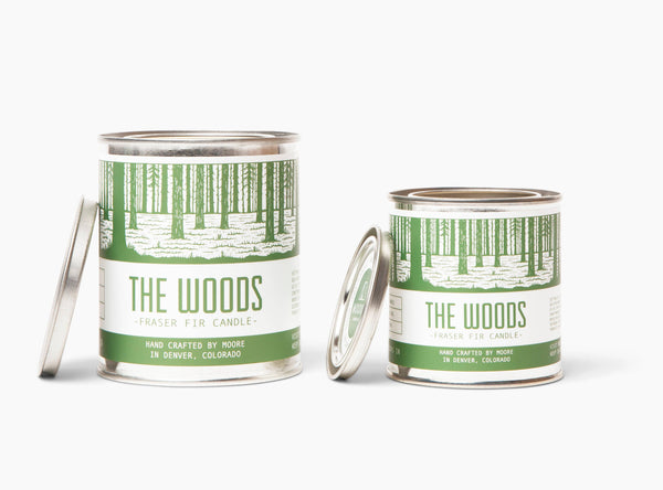 The Woods Candle: Pint accessory Moore Collection 