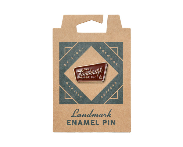 Trail Sign Enamel Pin Pins The Landmark Project 